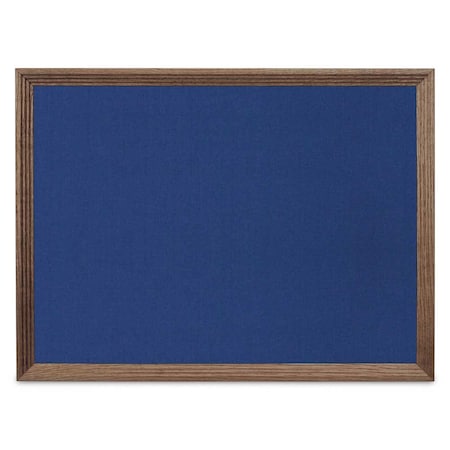 United Visual Products Decor Wood Combo Board, 36"x24", Cherry/White Porcelain & Medium Grey UV702DEFAB-CHERRY-WHTPORC-MEDGRY